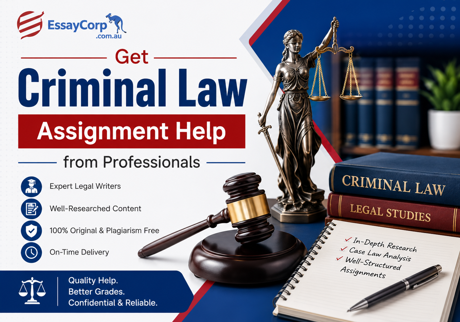 Get Criminal Law Assignment Help from Professionals